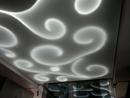 Светодиодная подсветка натяжного потолка от Ремонтофф. Натяжные потолки в Томске под ключ.